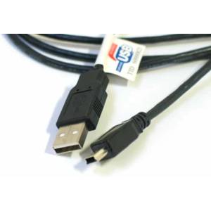  Кабел USB конектор Стойност USB 2.0 A (мъжки) - mini B (мъжки) 1.8m VLCP60301b20 (VLCP60301b20)