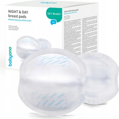 BabyOno Vložky do podprsenky Night&Day 40ks
