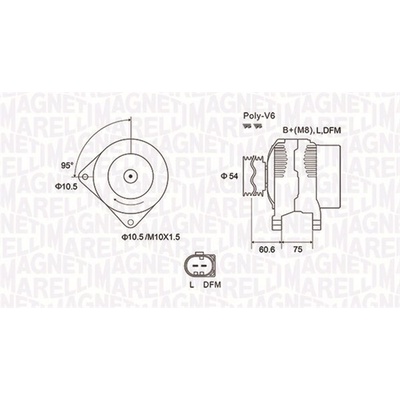 Generátor MAGNETI MARELLI 063731757010