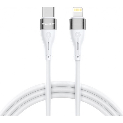 Wozinsky WSTCL2 USB-C PD, Apple Lightning, 2m, bílý