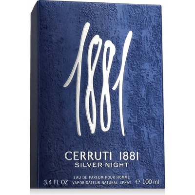 Nino Cerruti Cerruti 1881 Silver night parfémovaná voda pánská 100 ml