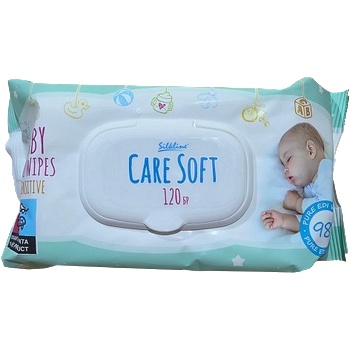 Silkline Мокри кърпи за деца и бебета без алкохол и парабени, 120бр