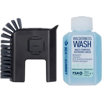 Sea to Summit Camp Kitchen Pot Scrubber 2 Piece Set Цвят: черен