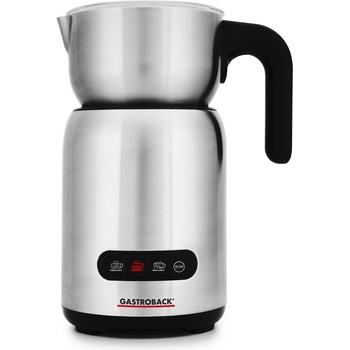 No name Gastroback 42359 Design Milk & Chocolate Advanced Automatic пенообразувател за мляко, неръждаема стомана, 600 ml, 650 W (42359)