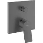 Hansgrohe Vivenis - Скрита батерия, за 2 уреда, матиран черен хром 75415340 (75415340)