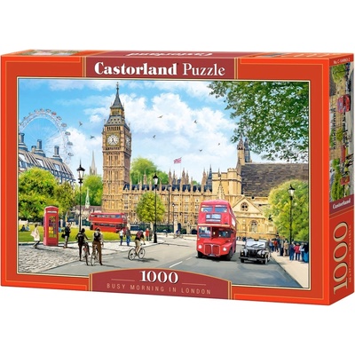 Castorland Пъзел Castorland от 1000 части - Забързана утрин в Лондон (C-104963-2)