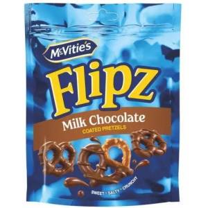 McVities Flipz Претцели млечен шоколад 70 г