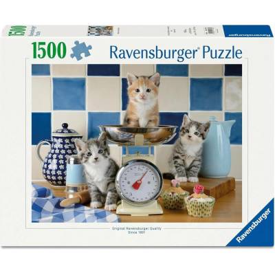 Ravensburger Koťátka v kuchyni 1500 dílků