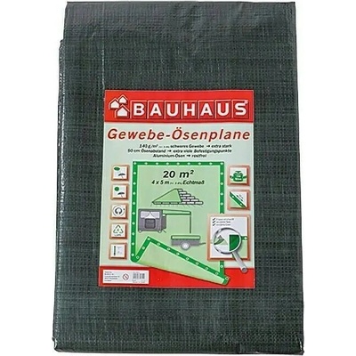 Bauhaus krycí plachta, 4 x 5 m 140 g/m² zelená 11611