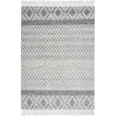 Nej-koberce Nicole Curtis GEOMETRIC šedý / slonová kost