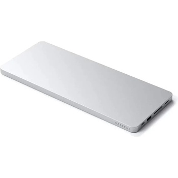 Image 1 of Satechi Aluminium USB-C Slim Dock with SSD Enclosure for iMac 24 - алуминиева поставка с място за SDD и допълнителен USB-C хъб за iMac 24 (2021) (сребрист)