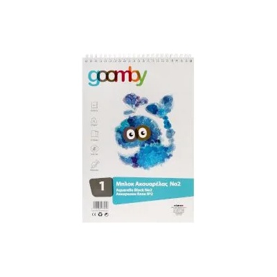 Goomby Акварелен скицник 20х30см 220гр 20 листа