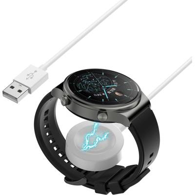 Techsuit - Безжичен кабел за зареждане на SmartWatch (THC1) - за Huawei Watch GT5 Pro/GT5 /4/4 Pro/Ultimate/GT3 SE/Buds - Бял