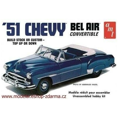 AMT Chevy Bel Air Convertible 1951 1:25