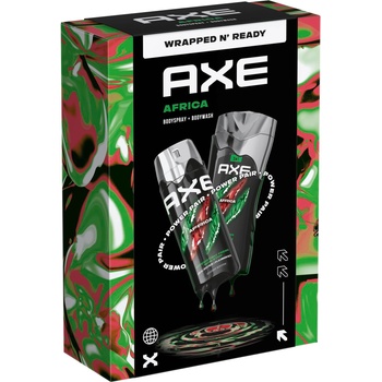 AXE Комплект Africa - Душ гел и Дезодорант, 250 + 150 ml