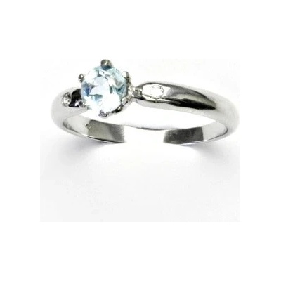 Čištín stříbrný přírodní topaz sky VLZDR 048