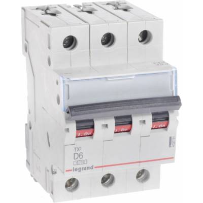 Legrand J 3P D 6A 6kA AC S303 TX3 403751