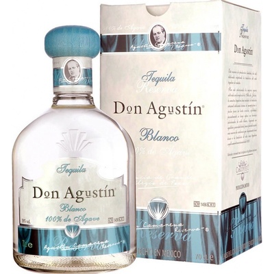 La Cava De Don Agustín Tequila Blanco 38% 0,7 l (holá láhev)