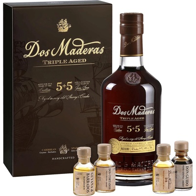 Dos Maderas P.X. 5y + 5y Tasting Kit 40% 0,7 l (dárkové balení Tasting Kit) – Hledejceny.cz