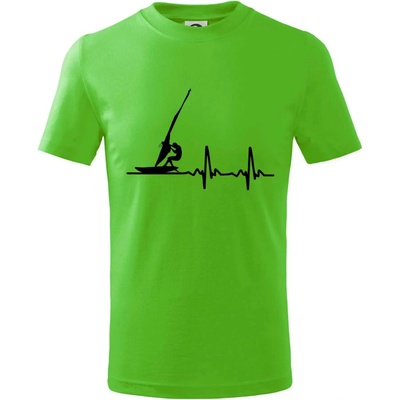 EKG Windsurfing tričko dětské bavlněné apple green