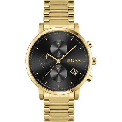 HUGO BOSS Мъжки часовник Hugo Boss Integrity 1513781, Златен / Черен (HB1513781)