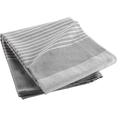 Douceur d'intérieur Přehoz na postel s pruhy, 180 x 220 cm, ADELE šedá