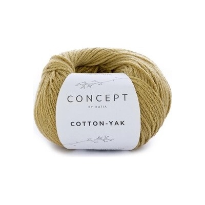 COTTON-YAK Katia Farby COTTON-YAK: 118 horčicová
