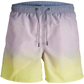 JACK & JONES Бански гащета Jack & jones Fiji Dip Dye swimming shorts - Yellow / Purple (Flint Stone)