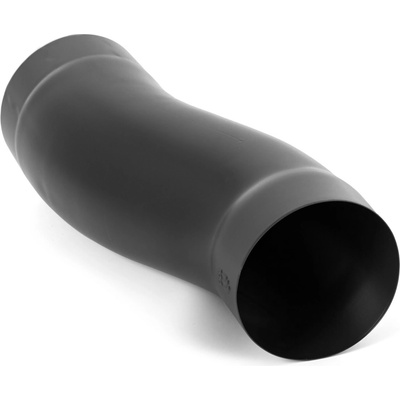 Evromat Odskok pre odkvapový zvod 100 mm pozink lak RAL 9005 čierny