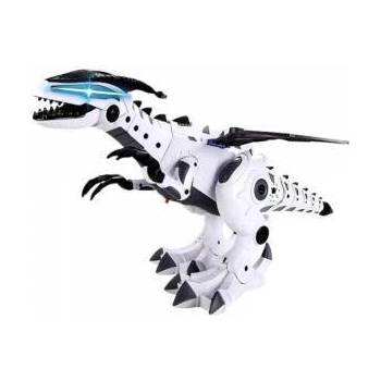 LeanToys Battery Operated Dinosaur Robot with Wings Moves Lights Sounds