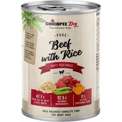 Chicopee Adult Dog Pure Beef with Rice 400 g