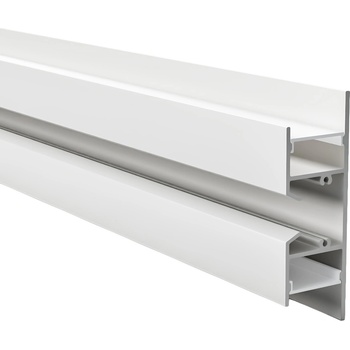 Image 1 of Polaris Алуминиев профил за LED лента Maya | 24.5x75.3мм | Двупосочен | Бял | Цена 55, 80€ (109, 14 лв) (LW-BUT-B7625)