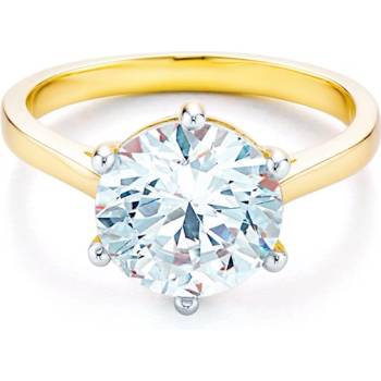 SAVICKI Годежен пръстен Savicki: двуцветно злато, диамант