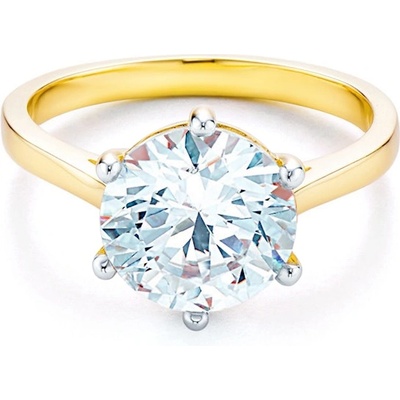 SAVICKI Годежен пръстен Savicki: двуцветно злато, диамант