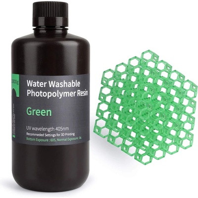 Elegoo Water-washable Resin 1KG, Green (50.103.0004)