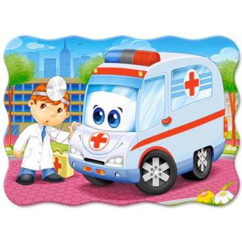 Image 1 of Castorland - Puzzle Ambulance Doctor 30 pieces - 1 - 39 piese