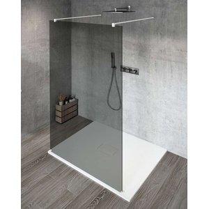 SAPHO Vario - Душ кабина Walk-In за вграждане, 130 см, Coated Glass, бяло/пушено стъкло GX1313GX2215 (GX1313GX2215)