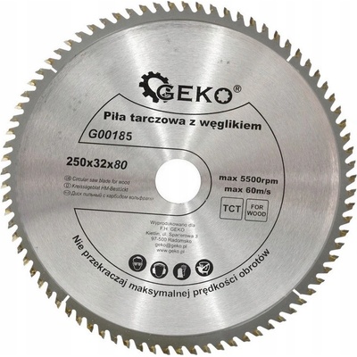 VIDIOVÝ KOTOUČ 250x32x80Z + REDUKCE 32MM G00185