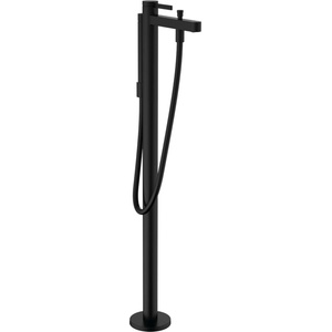 Hansgrohe Finoris - Свободностоящ смесител за вана с аксесоари, черен мат 76445670 (76445670)