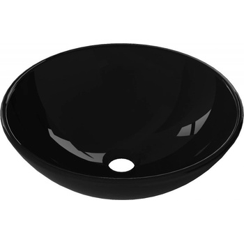 Mexen Mira стъклена умивалник за монтаж върху плот 42 x 42 см, черен - 24124270 (24124270)