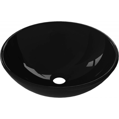 Mexen Mira стъклена умивалник за монтаж върху плот 42 x 42 см, черен - 24124270 (24124270)