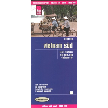 Vietnam-jih 1:600 000 mapa REISE