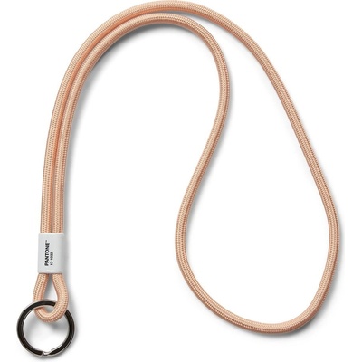 Šňůrka na krk Pantone Peach Fuzz 13-1023 oranžová