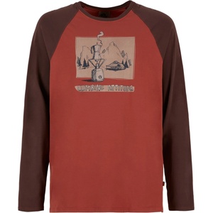 E9 Мъжка блуза с дълъг ръкав E9 Long Coffee Longsleeve - Paprika (216-7068-0114)
