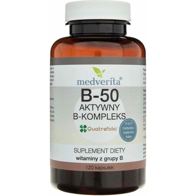 Medverita B-50 metylovaný B-komplex 120 kapsúl