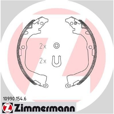 Sada brzdových čeľustí ZIMMERMANN 10990.154.6