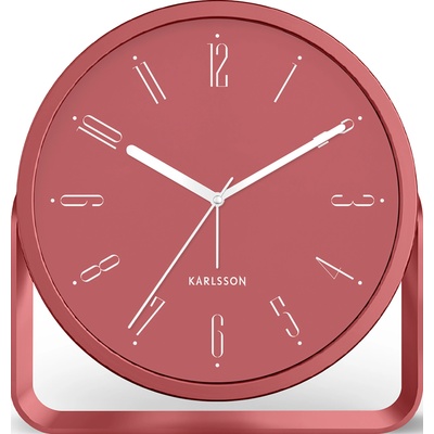 Karlsson Будилник Regal Numbers бледочервен (KA5989RD)