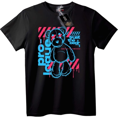 NOONEBRAND Тениска Професионална Мечка Градска - 7XL, Black