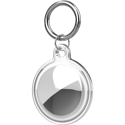 HT pouzdro pro Apple AirTag s karabinou IPX8 transparentní 5907769372346
