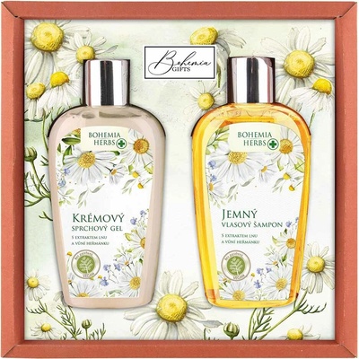 Bohemia Gifts & Cosmetics Bohemia Herbs sprchový gél 250 ml + šampón 250 ml kozmetická sada